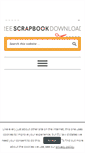 Mobile Screenshot of freescrapbookdownloads.com